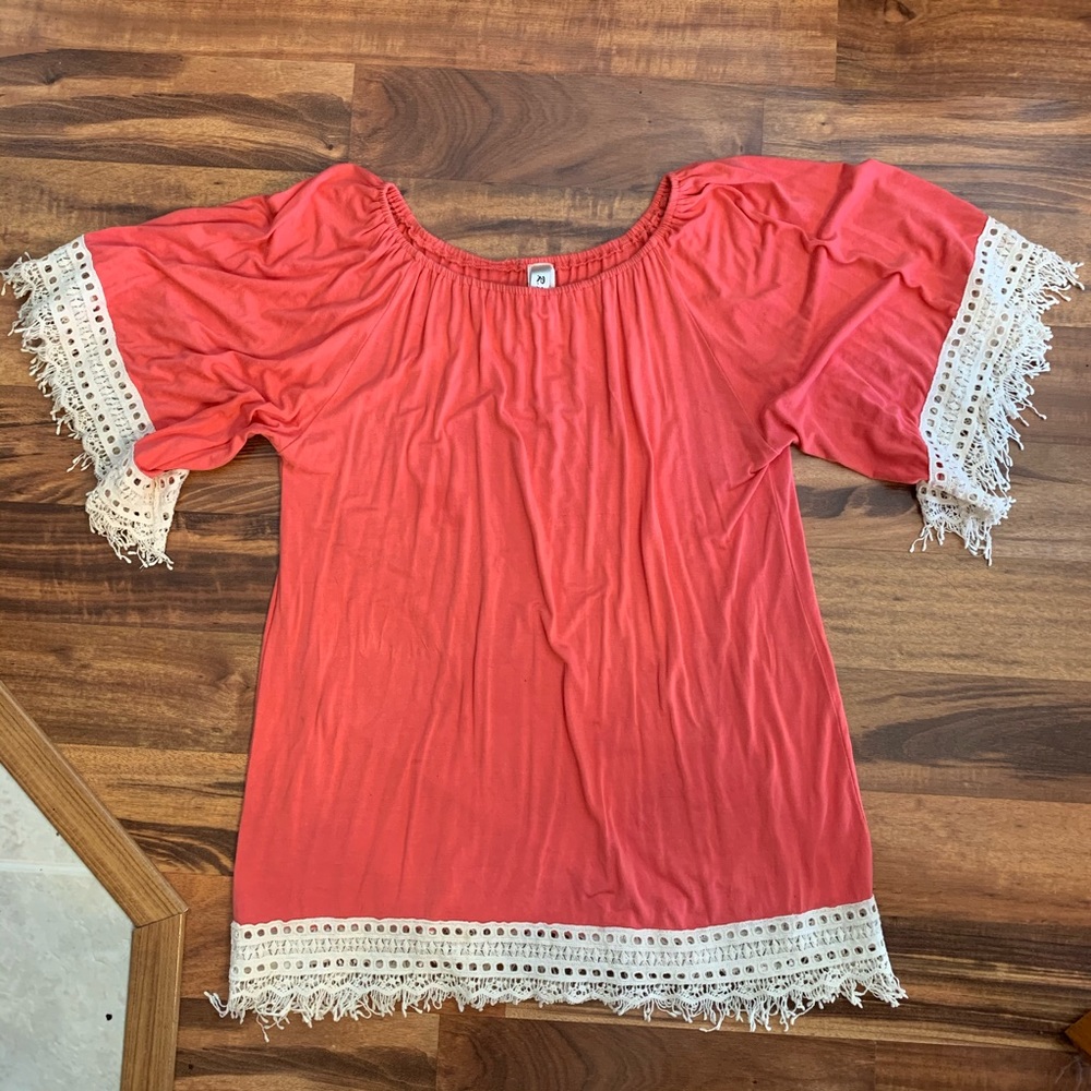 Boho fringe top